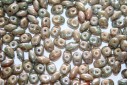 Superduo Beads Nebula Opaque Beige 5x2,5mm - 10gr