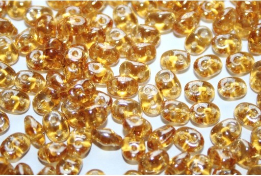 Superduo Beads Luster Topaz 5x2,5mm - 10gr