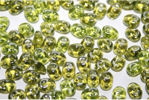 Superduo Beads Luster Olivine 5x2,5mm - 10gr