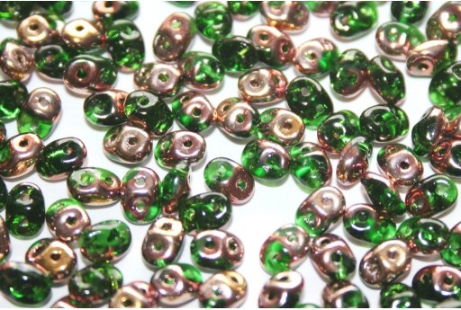 Superduo Beads Chrysolite Capri Gold 5x2,5mm - 10gr