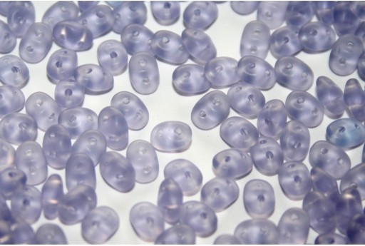 Superduo Beads Matted-Light Violet 5x2,5mm - 10gr