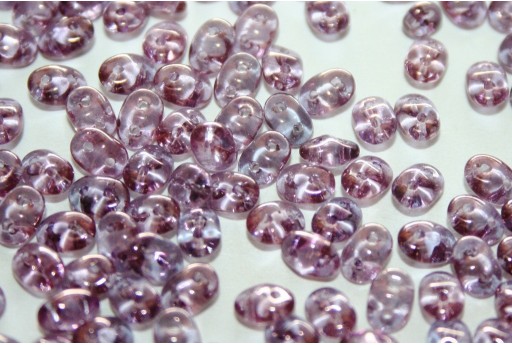 Superduo Beads Rosaline Vega Luster 5x2,5mm - 10gr