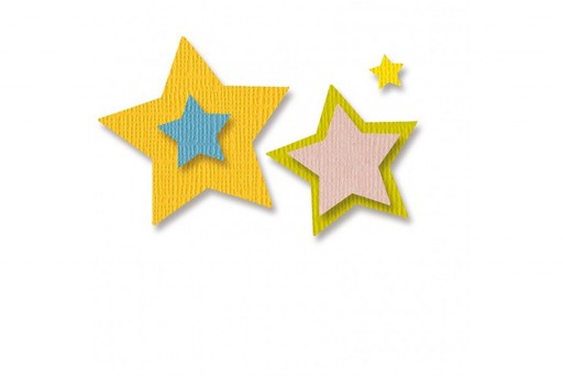 Cutting Dies Stars Vaessen Creative 5pcs