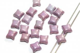 Vendita perline Gemduo per bigiotteria fai da te-chalk vega purple 8x5mm