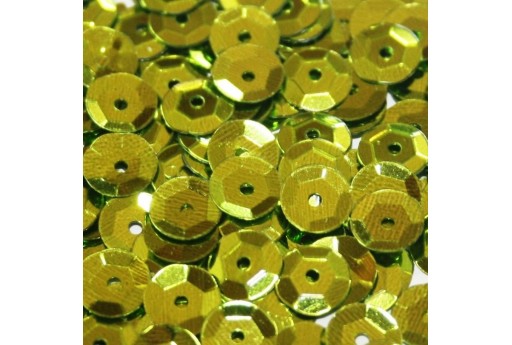 Cuvettes Sequins Light Green 6mm - 20gr