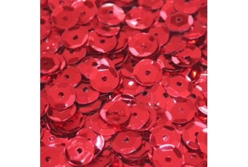 Cuvettes Sequins Red 6mm - 20gr