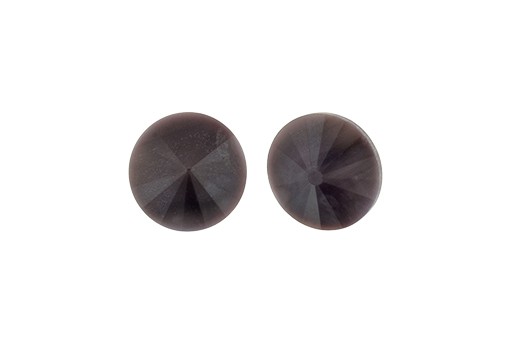 Matubo Rivoli Round Stone Dark Violet 12mm - 2pcs