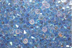 Biconi Preciosa - MC Bead Rondelle - Light Sapphire AB 2X 4mm - 30pz