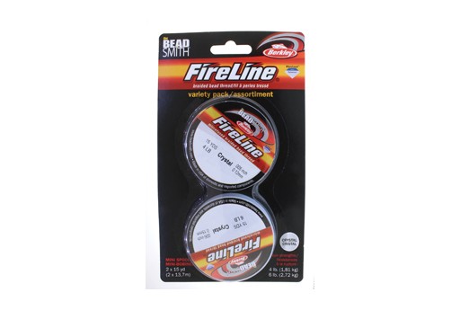 Stringing Materials :: FireLine Beading Thread, 8 lb - 7.9kg, 0.15mm, 50  yard - 46m, Fused MICRO ICE SMOKE