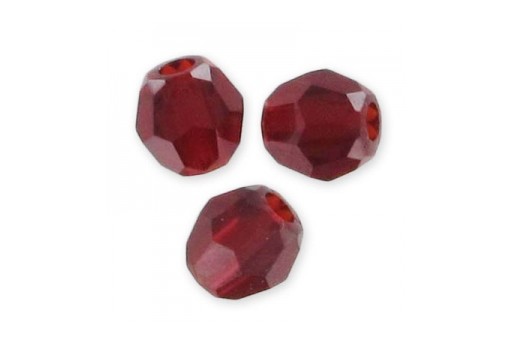 Faceted Round 5000 Garnet AB 6mm - 5pcs