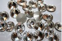 Cabochon Rivoli Tondo Cristallo - Crystal 18mm - 2pz