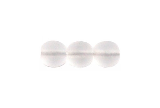 Tondi Vetro di Boemia Matte Crystal 8mm - 30pz