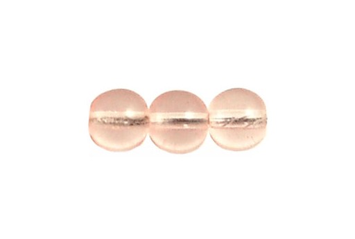 Czech Round Beads Light Rosaline 8mm - 30pcs