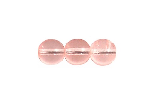 Tondi Vetro di Boemia Rosaline 8mm - 30pz