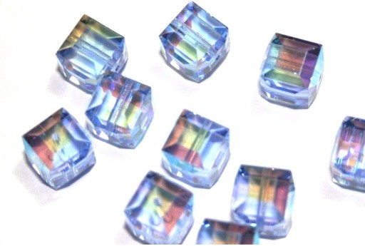 Cubes Sw 5601 Light Sapphire AB 8mm - 2pcs