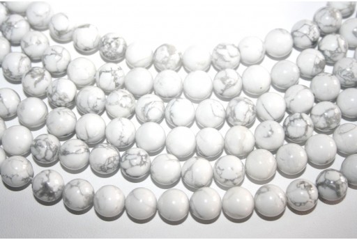 Howlite Beads Round 10mm - 36pcs - perlinebijoux.com -