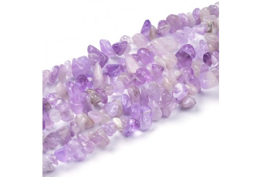 Lavender Amethyst Chips 5x8mm - 220pcs-perlinebijoux.com-