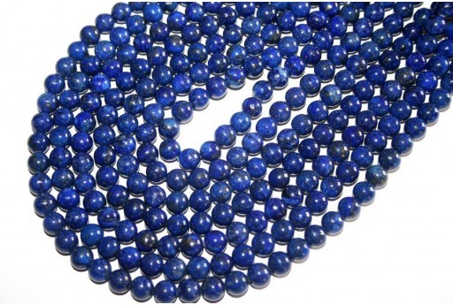 Lapis Lazuli Round Gemstones 8mm - 46pcs-perlinebijoux.com-