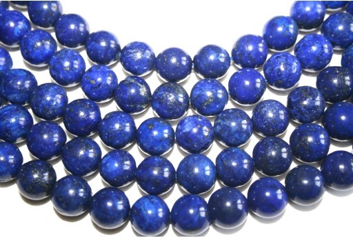 Lapis Lazuli Round Gemstones 12mm - 32pcs-perlinebijoux.com-