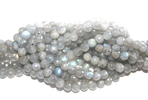 Labradorite Faceted Round Gemstones 6mm - 62pcs-perlinebijoux.com-