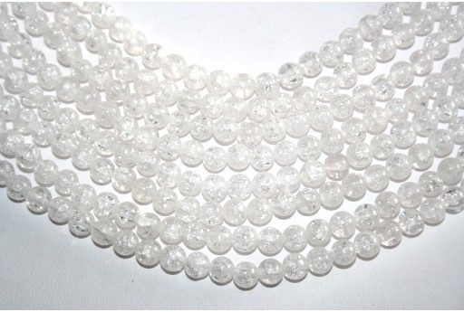 Cracked Glass Crystal Round 6mm - 64pcs-perlinebijoux.com-