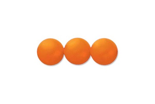 Swarovski Pearls 5810 Crystal Neon Orange 12mm - 2pcs-perlinebijoux.com-