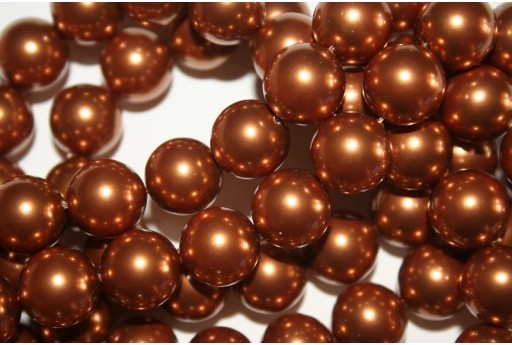 Perle Swarovski 5810 Crystal Copper 12mm - 2pz-perlinebijoux.com-