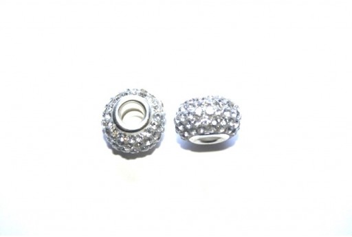 Rondella Strass Foro Largo Crystal 15x10mm-perlinebijoux.com-