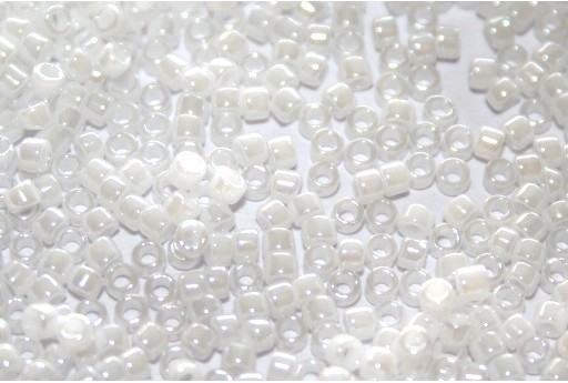 Perline Toho Treasure Opaque Lustered White 11/0 - 5gr-perlinebijoux.com-