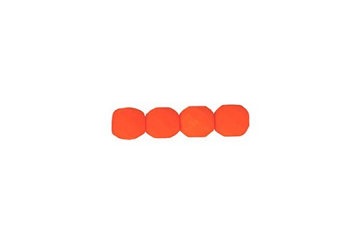 Mezzi Cristalli Neon Orange 6mm - 30pz-perlinebijoux-