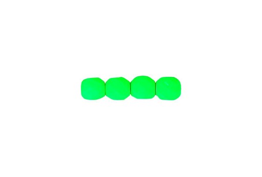 Mezzi Cristalli Neon Green 6mm - 30pz-perlinebijoux-