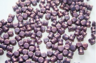 Vendita perline Gemduo per bigiotteria fai da te-chalk vega purple