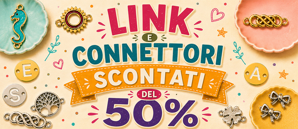 bigiotteria-link-connettori-vendita-in-sconto-liquidazione-perlinebijoux